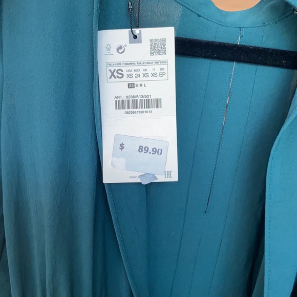 NWT Zara Belted Jumpsuit - Picture 4 of 5